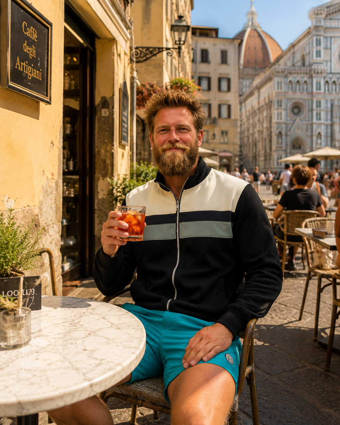 poolside negroni jacket, zwart