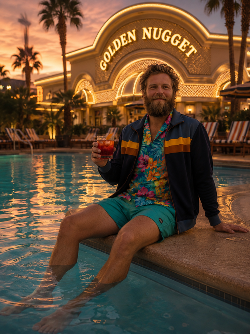 poolside negroni jacket, green