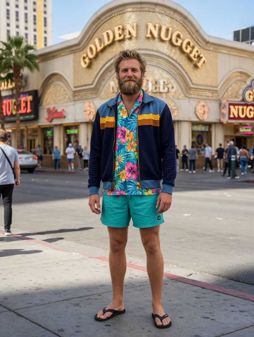 poolside negroni jacket, blue